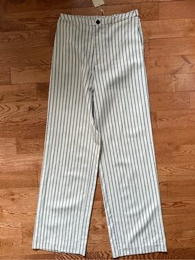 Part Two NWT Eleana striped linen rich trousers, size 36